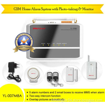 GSM Camera Wireless Burglar Alarm System (YL-007M8A)